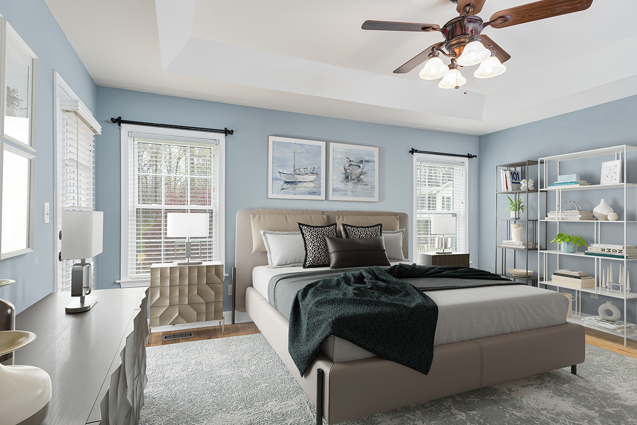 Sunset exterior photo for custom home builder in Greenville, SC