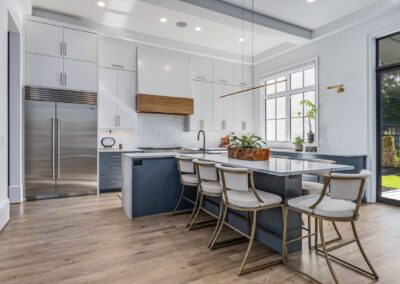 Bright luxury custom designed kitchen photo in Greenville, SC