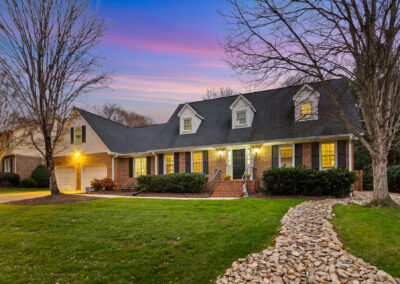 Sunset photo of Airbnb vacation rental home in Greenville, SC