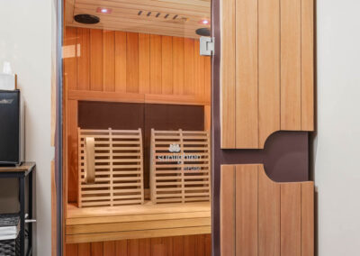 Commercial salon property photo of of infrared sauna in Greenville, SC